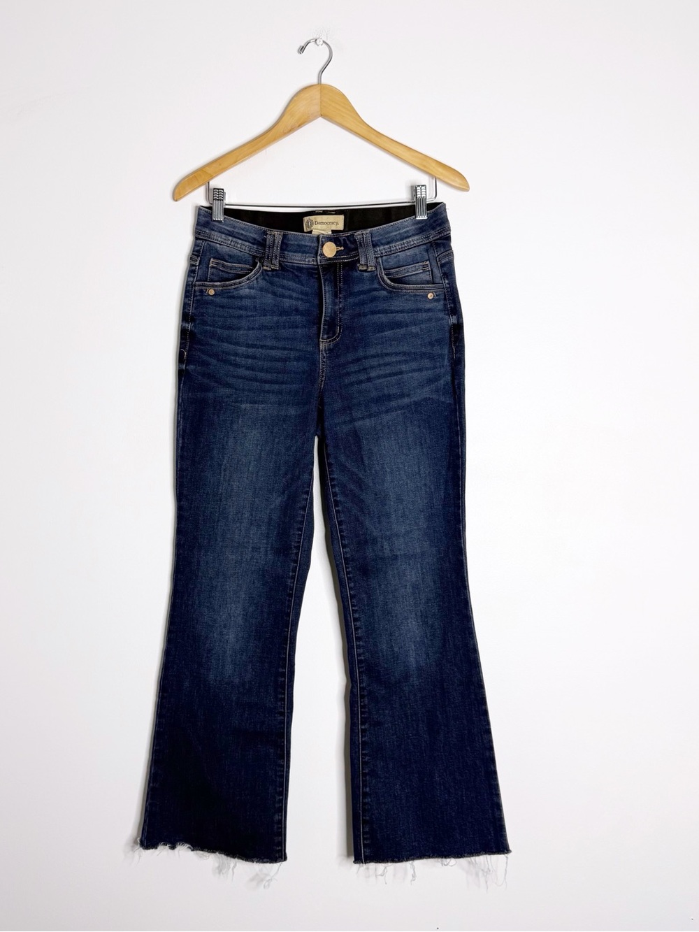 Democracy Itty Bitty Bootcut Jeans Size 6 Dark Wash Ab Technology